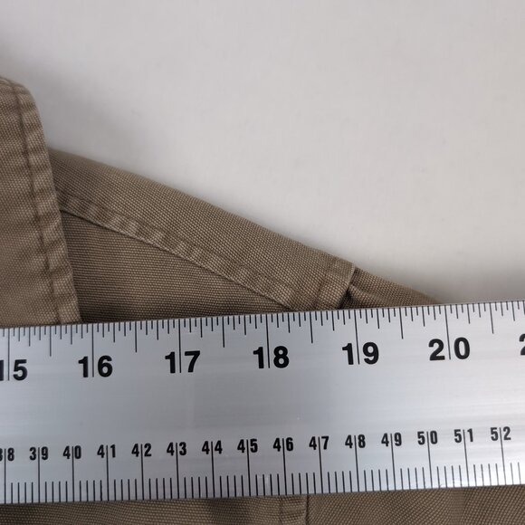 Vintage 90s Men's Beige/Tan Jacket Carpenter Shaver Lake Outfitters, Size Small - Picture 6 of 9